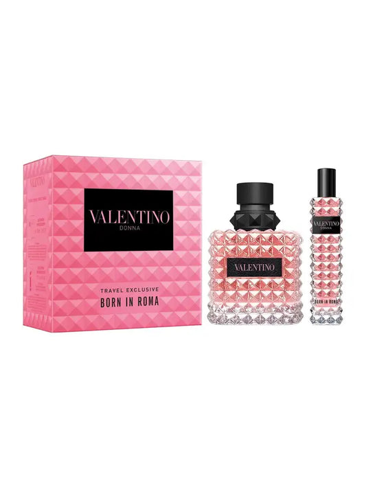 Valentino Donna Born In Roma Eau de Parfum 100Ml Travel Exclusive 2Pcs Set