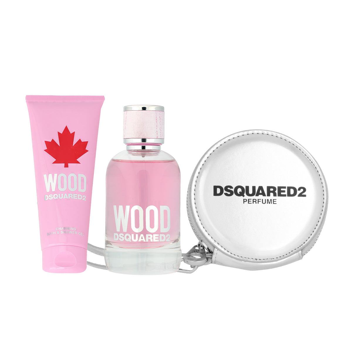 Dsquared2 Wood For Women Eau de Toilette 100Ml 2Pcsround Purse Set