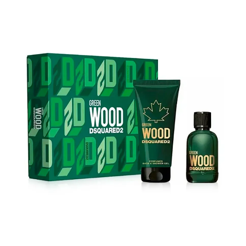 Buy Dsquared2 Green Wood Eau de Toilette 100ML 2Pcs Set in UAE
