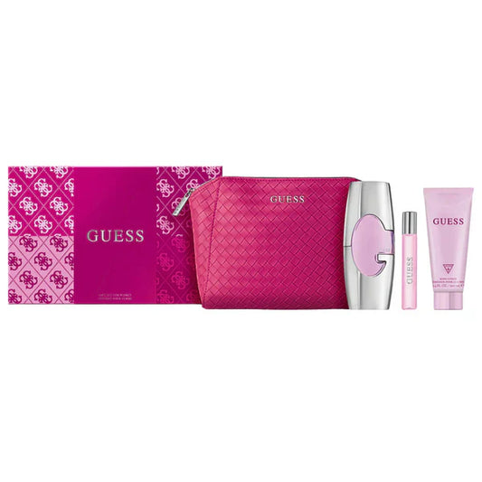 Guess Pink For Women Eau de Parfum 75Ml 3Pcs Bag Set