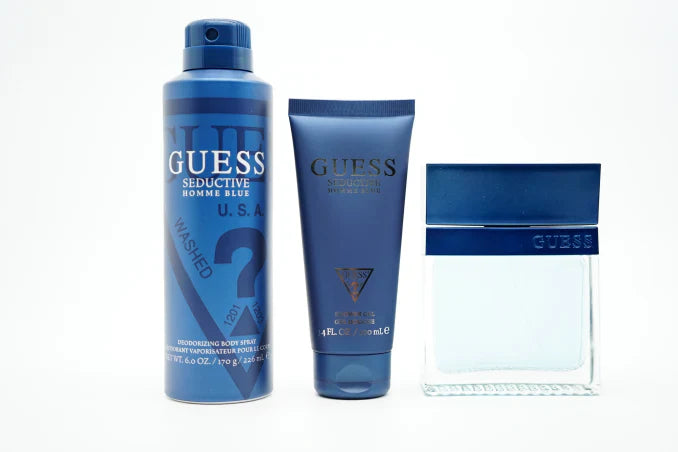 Guess Seductive Homme Blue Eau de Toilette 100Ml 3Pcs Set