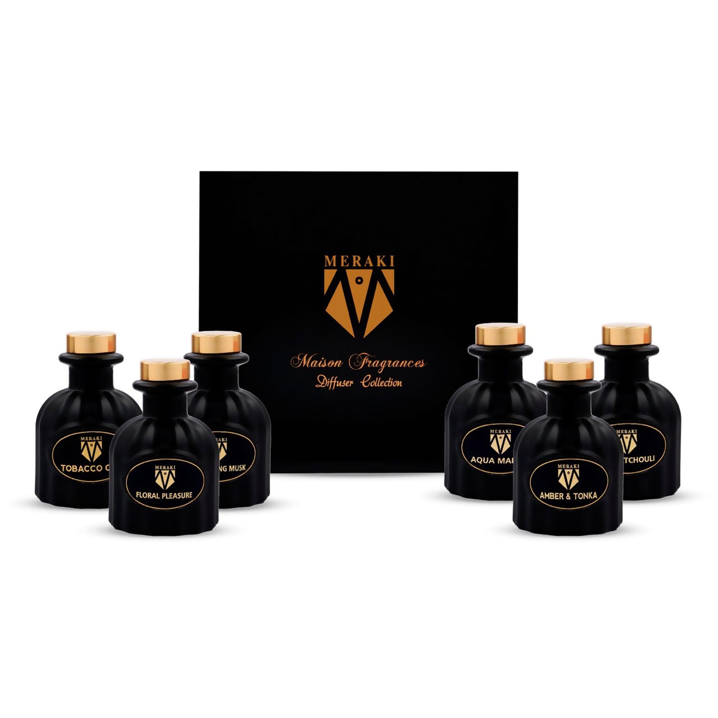 Meraki Maison Fragrances Diffuser Collection 6*50Ml Set