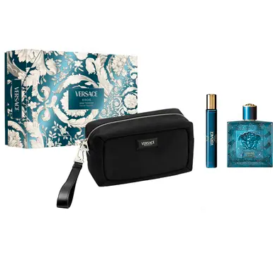 Versace Eros Eau de Toilette 100ml 2Pcs Bag Set
