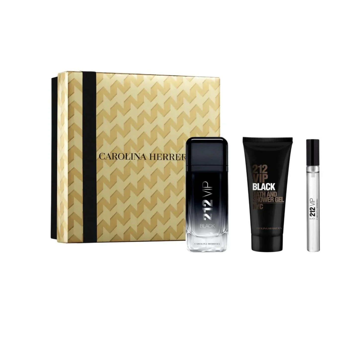 Ch 212 Vip Black M Eau de Parfum 100Ml+10Ml+Bath&Sg 100Ml Set