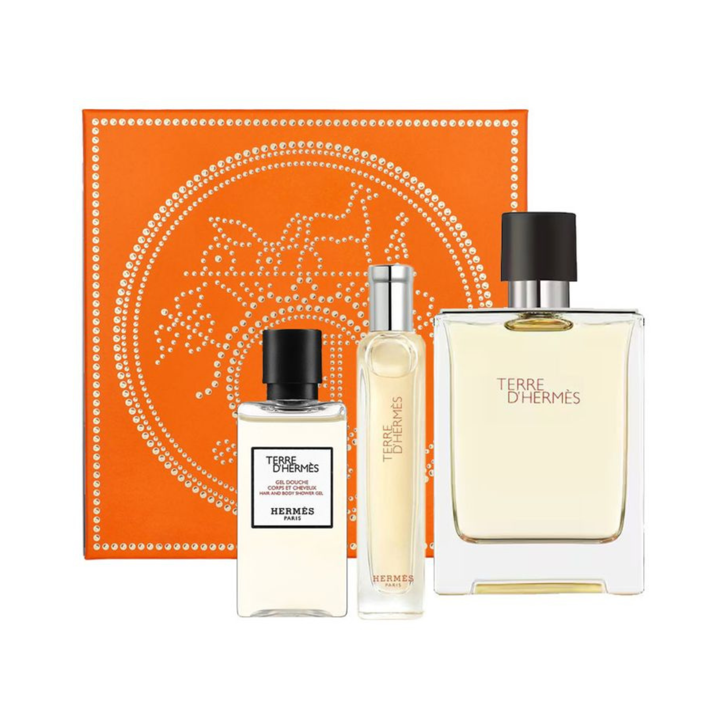 Hermes Terre D'Hermes Parfum 75Ml+15ml+40ml Set