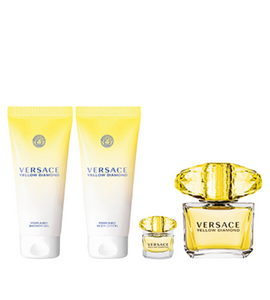 Versace Yellow Diamond Edt 100 Ml 4Pcs Set