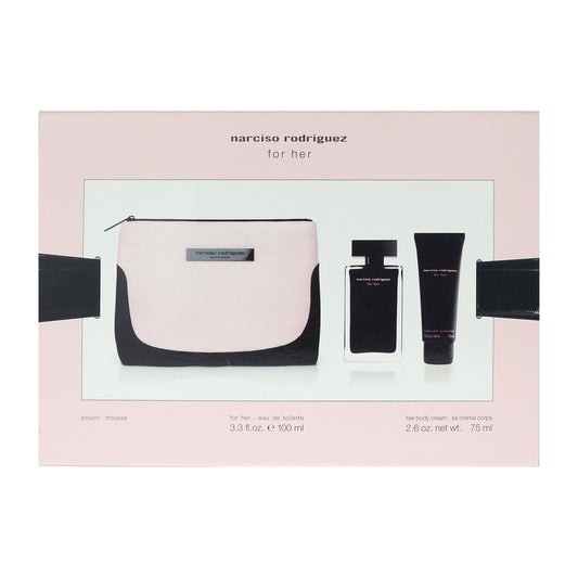 Narciso Rodriguez For Her Eau de Parfum 100Ml 3Pcs Gift Set
