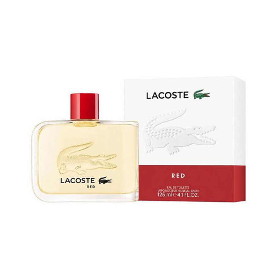 Lacoste Red Pour Homme Eau de Toilette 125Ml (New)