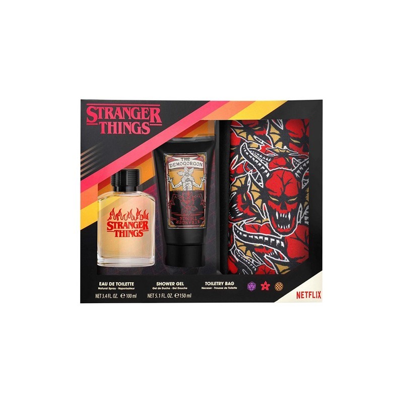 Air-Val Stranger Things Eau de Toilette 100Ml+Shower Gel 150ml+Tote Bag Set