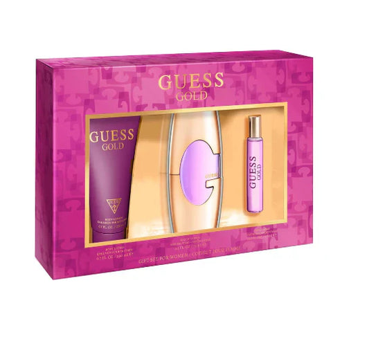 Guess Gold For Women Eau de Parfum 75ml+15Ml+200ml 3Pcs Set