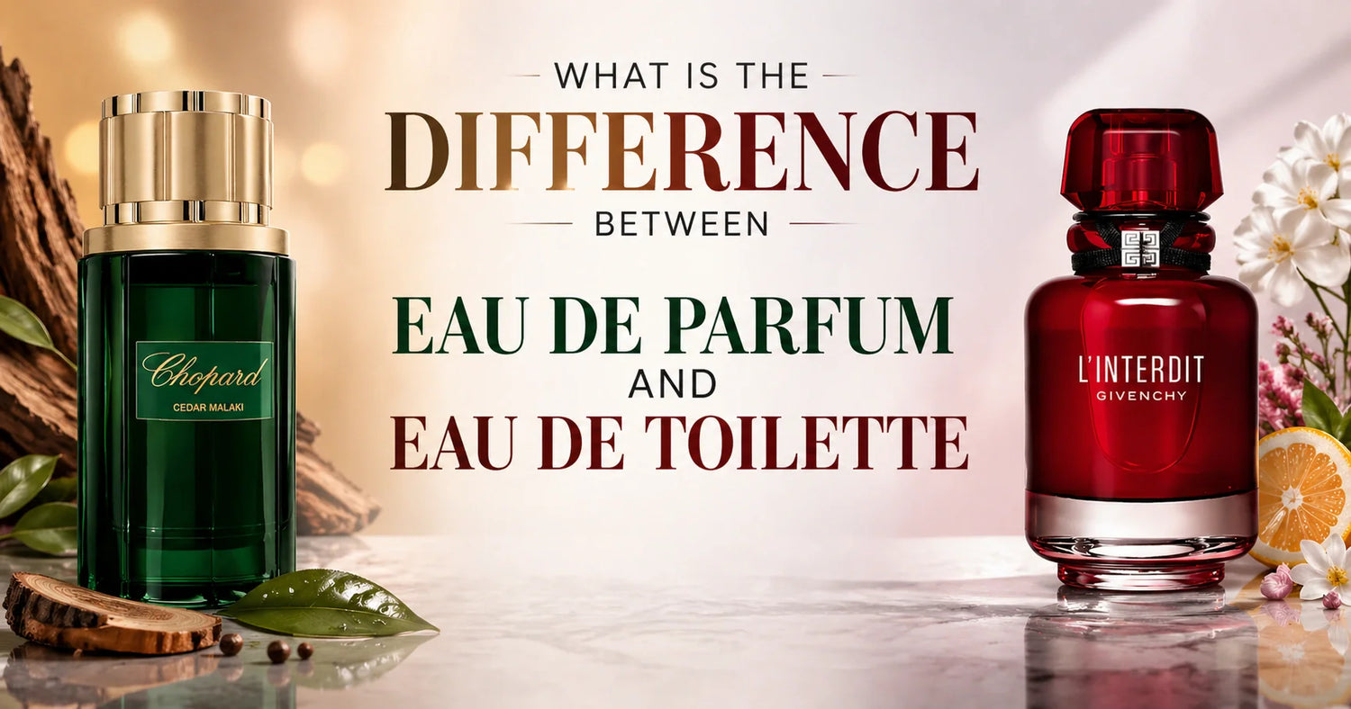 Difference Between Eau de Parfum and Eau de Toilette