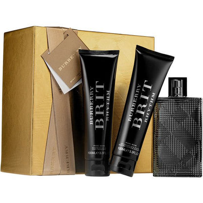 Burberry Brit Rhythm For Men 100Ml 3Pcs Set
