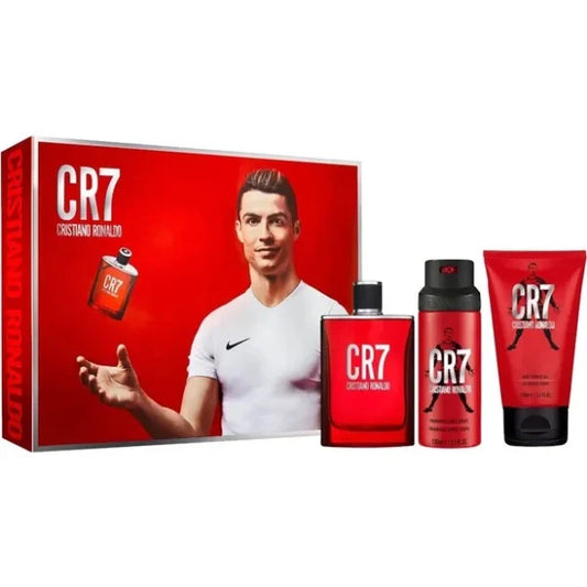 Cristiano Ronaldo CR7 For Men Eau de Toilette  100ml 3Pc Set