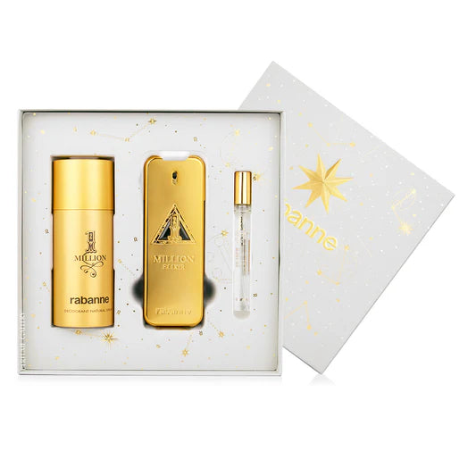 Paco Rabanne One Million Elixir Parfum Intense M 100ML+Deo150ml+10ml 3Pcs Set