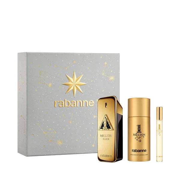 Paco Rabanne One Million Elixir Parfum Intense M 100ML+Deo150ml+10ml 3Pcs Set