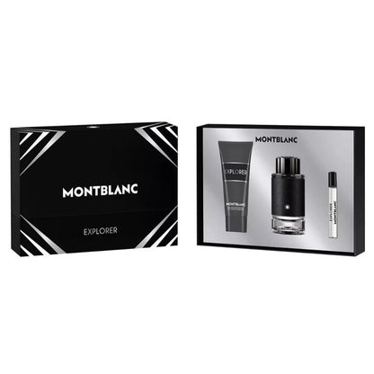 Mont Blanc Explorer For Men Eau de Parfum  (100ml+7.5ml+Sg) 3Pcs Set