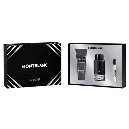 Mont Blanc Explorer For Men Eau de Parfum  (100ml+7.5ml+Sg) 3Pcs Set