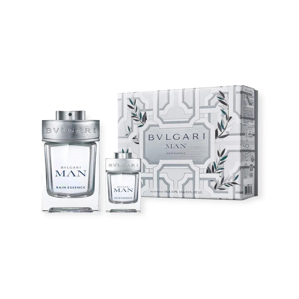 Bvlgari Man Rain Essence Eau de Parfum 100Ml 2Pcs Set