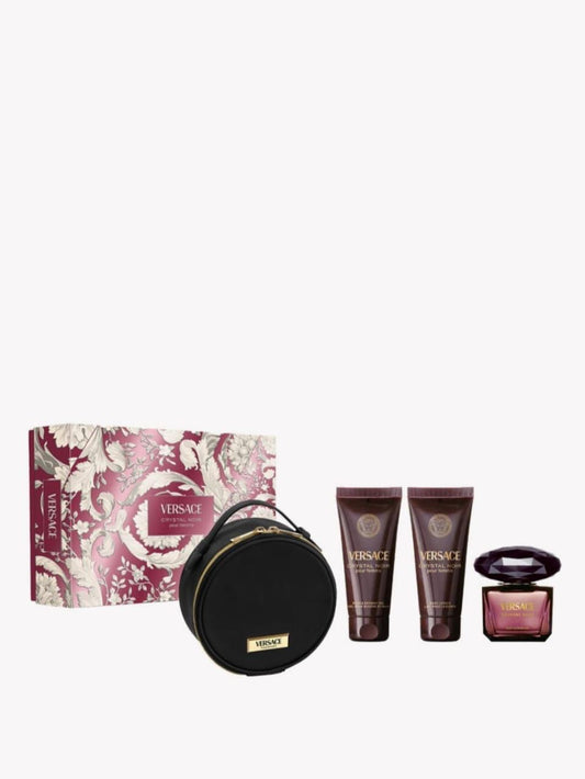 Versace Crystal Noir Eau de Parfum 90Ml 3Pcs Bag Set