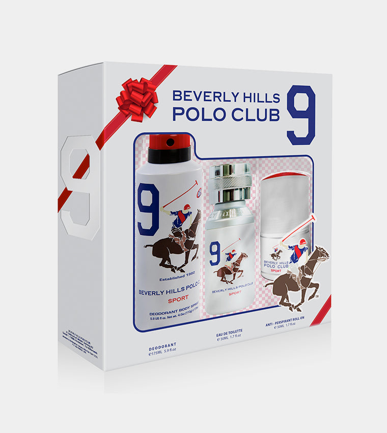 BHPC Nine Gift Set For Men Eau de Toilette  50ml+50 Ml Roll On+150ml Deo