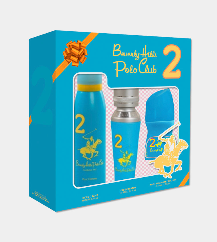 BHPC Two Gift Set For Women Eau de Toilette  50ml+50 Ml Roll On+150ml Deo
