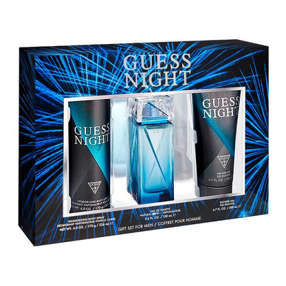 Guess Night For Men Eau de Toilette  100Ml 3Pcs Set