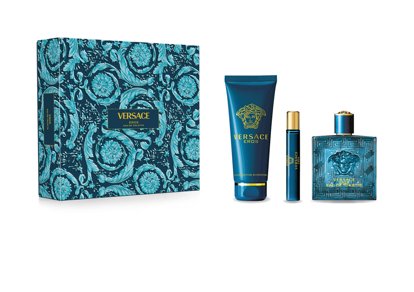 VERSACE EROS MAN EDT NATURAL SPRAY 100 ML GIFT SET