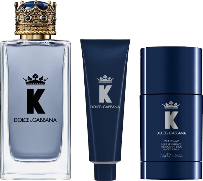 D&G King Men Eau de Toilette  100Ml+Shower Gel+Deo Stick Set