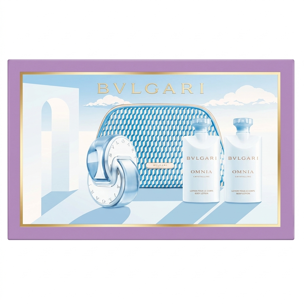 Bvlgari Omnia Amethyst 65 Ml 2Ps Pouch Set