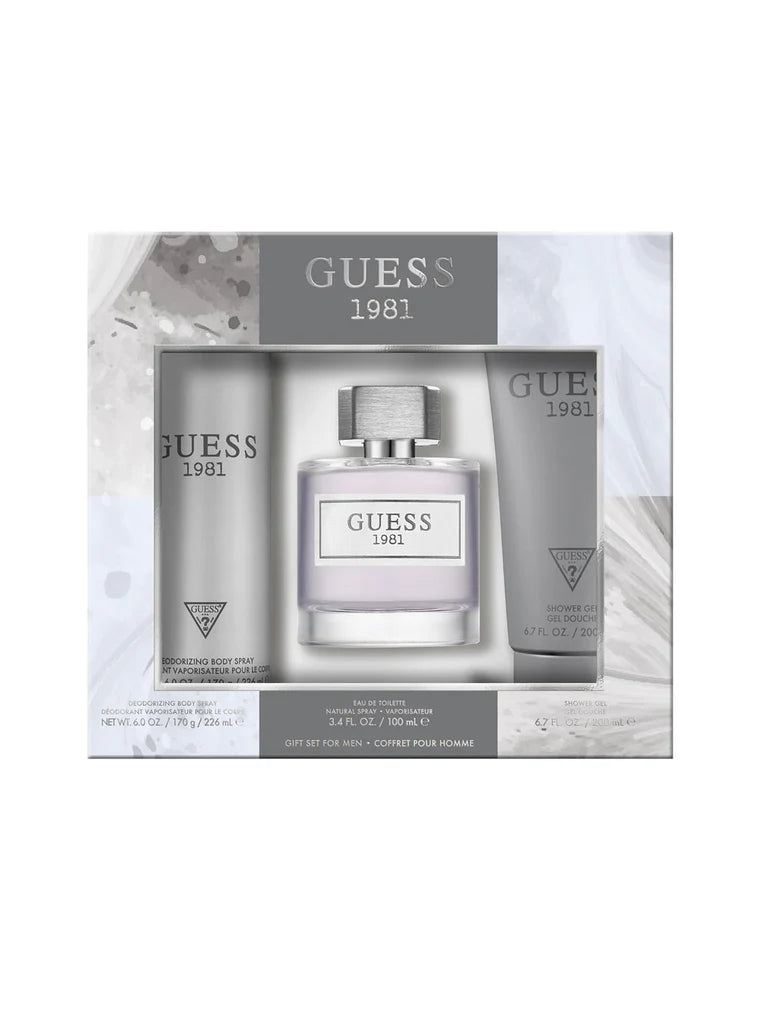 Guess 1981 Eau de Toilette M 100ml+226ML+200ML 3Pcs set