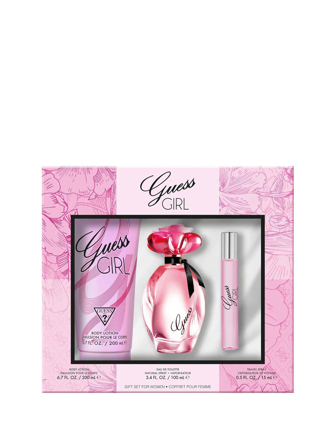 Guess Girl Eau de Toilette 100Ml 3 Pcs Set