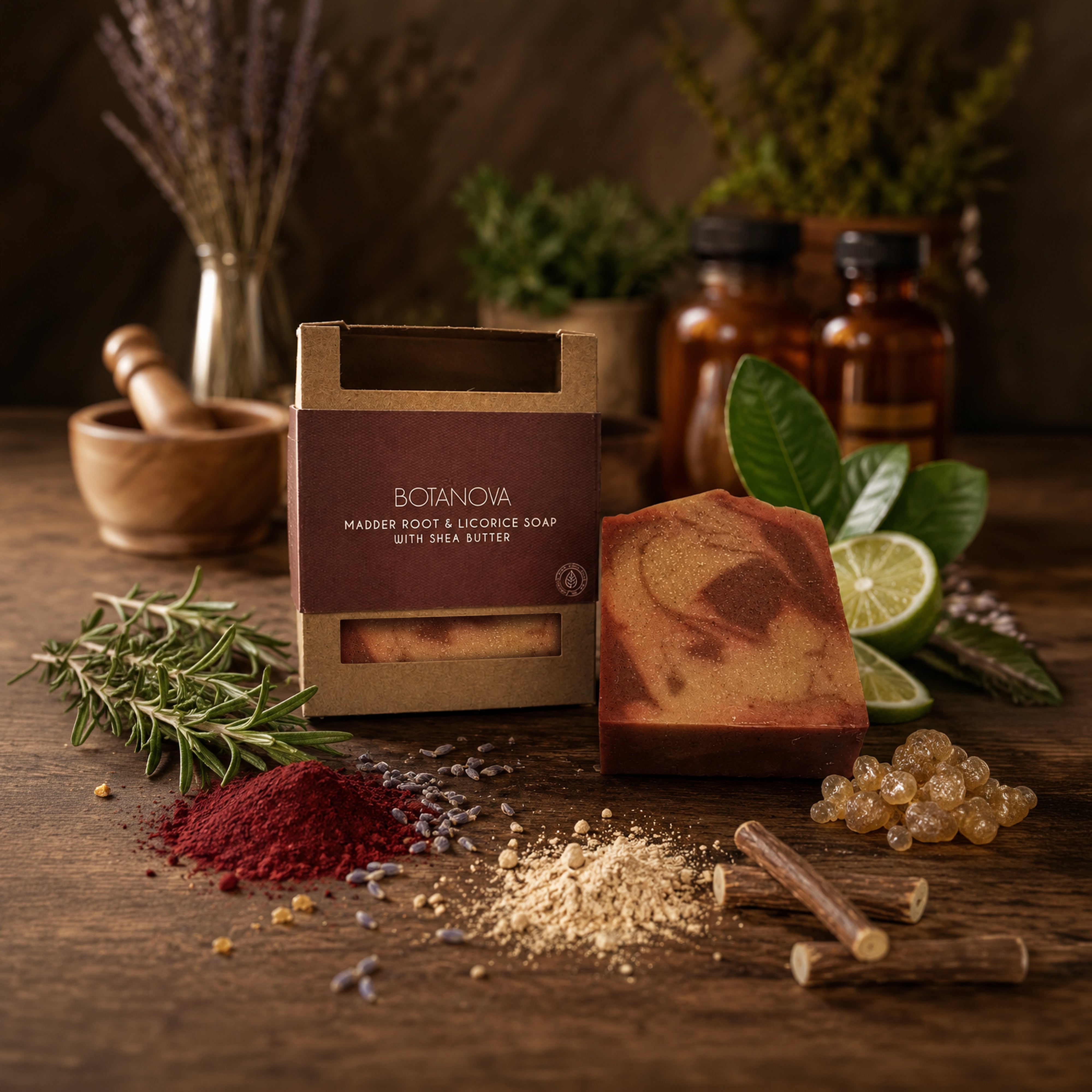 Botanova Madder Root Licorice Soap