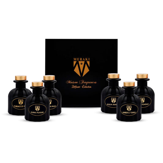 Meraki Maison Fragrances Diffuser Collection 6*50Ml Set