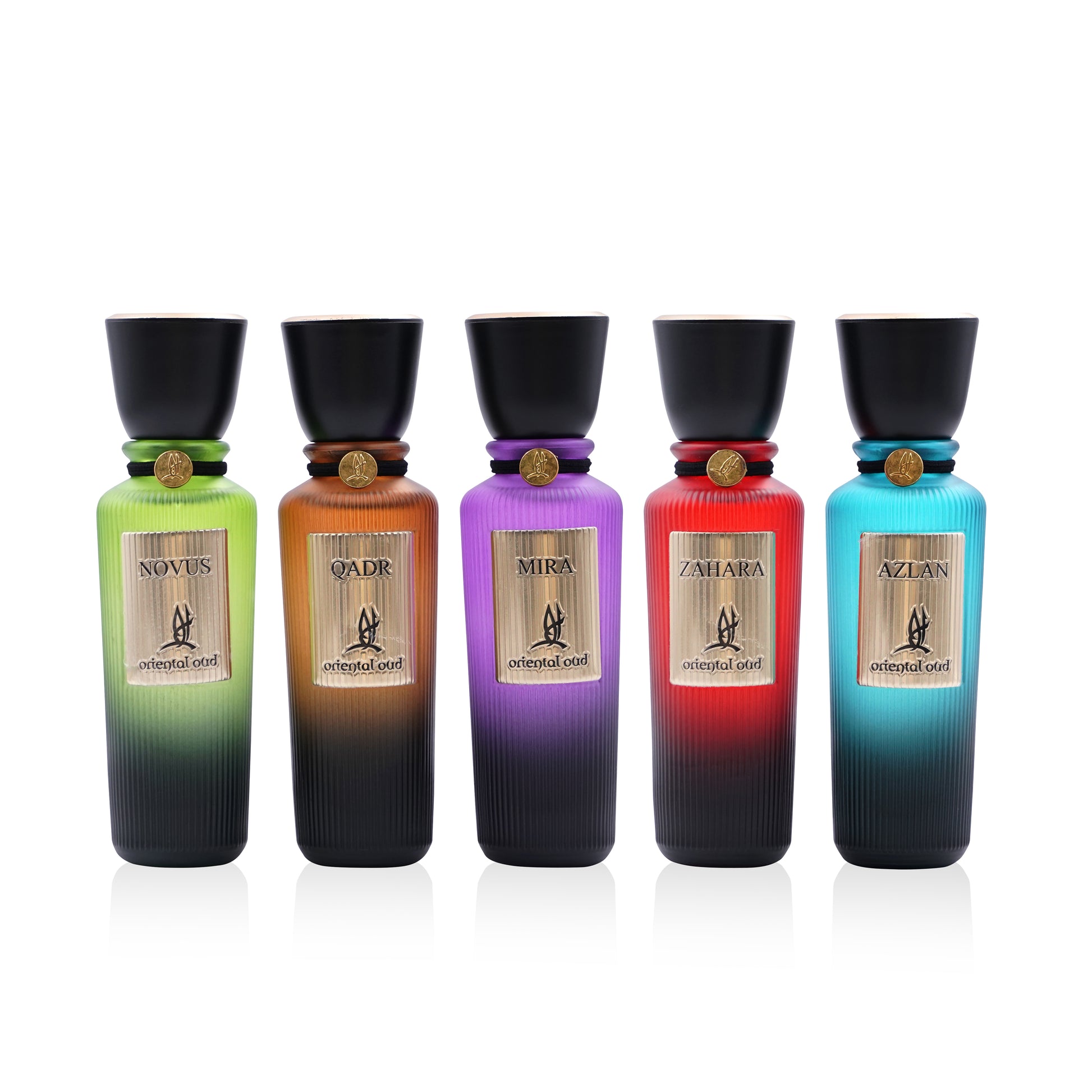 Unisex Perfumes in UAE-Buy Original Fragrances Online Oriental Oud Noor Saffar EDP 5*30ml Set at Al Hajis Perfumes UAE