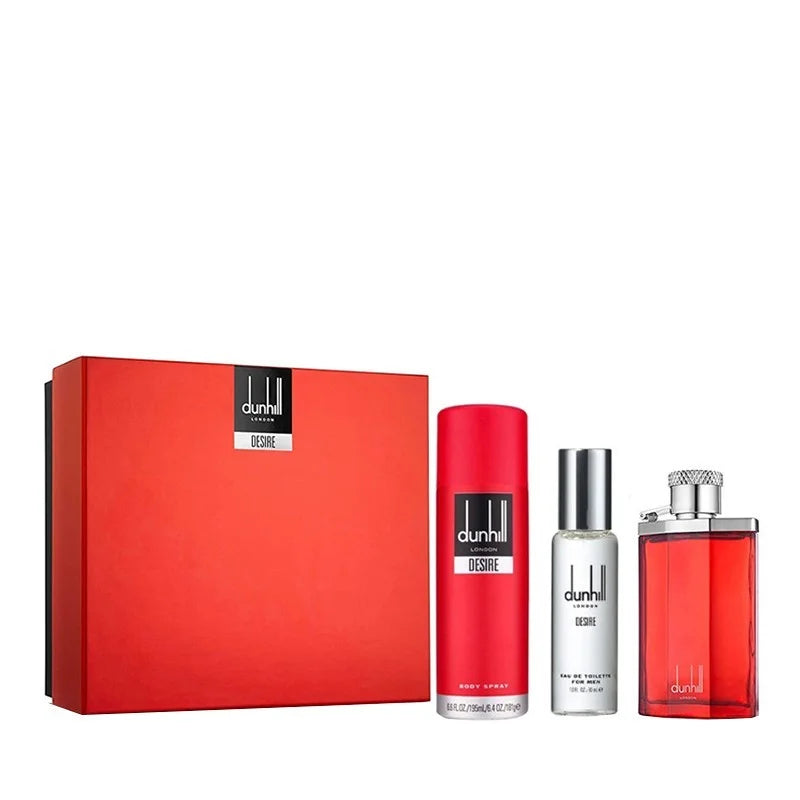 Dunhill Desire Red Eau de Toilette  100Ml 3Pcs Set