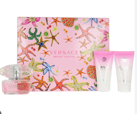 Versace Bright Crystal Edt 50 Ml 3Pcs Set
