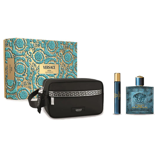 Versace Eros Eau de Toilette 100ml 2Pcs Bag Set