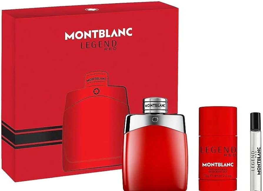 Mont Blanc Legend Red Edp M 100Ml(7.5+D.Stick)3Pcs Set