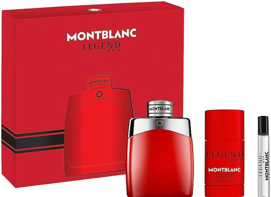 Mont Blanc Legend Red Edp M 100Ml(7.5+D.Stick)3Pcs Set