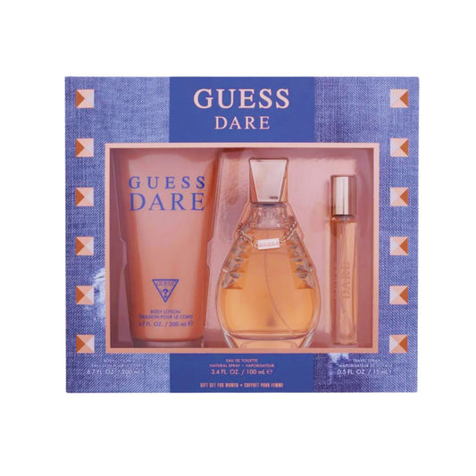 Guess Dare For Women Eau de Toilette  100Ml 3 Pcs Set