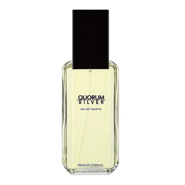 Quorum Silver For Eau de Toilette 100ml