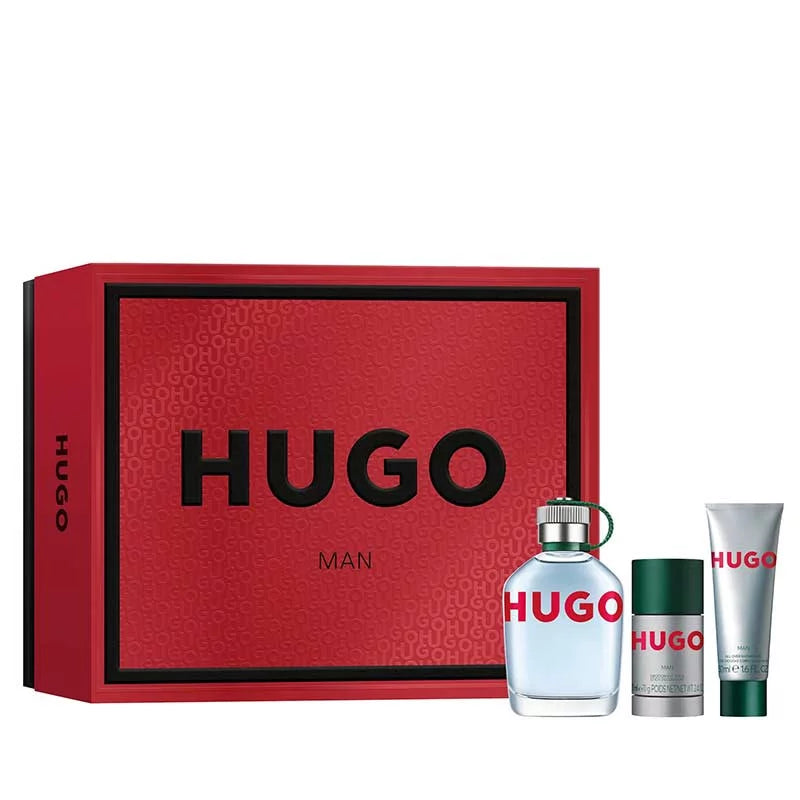 Boss Hugo Green Eau de Toilette  125Ml 3Pcs Set