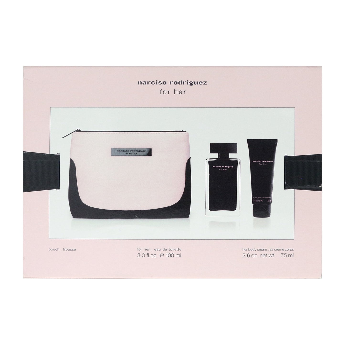 Narciso Rodriguez For Her Eau de Parfum 100Ml 3Pcs Gift Set