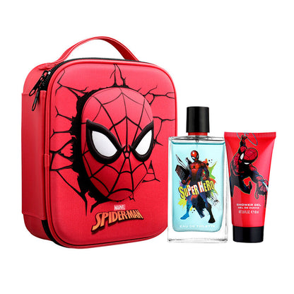 Air-Val Marvel Spiderman Toiletry Bag Eau de Toilette 100ml 2Pcs Set