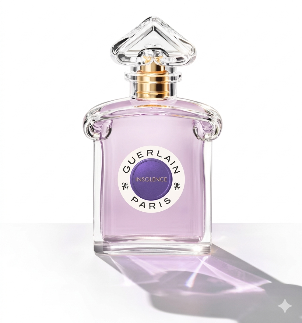 Perfumes for Women in UAE Guerlain Insolence EDP 75ml, side angle at Al Hajis Perfumes
