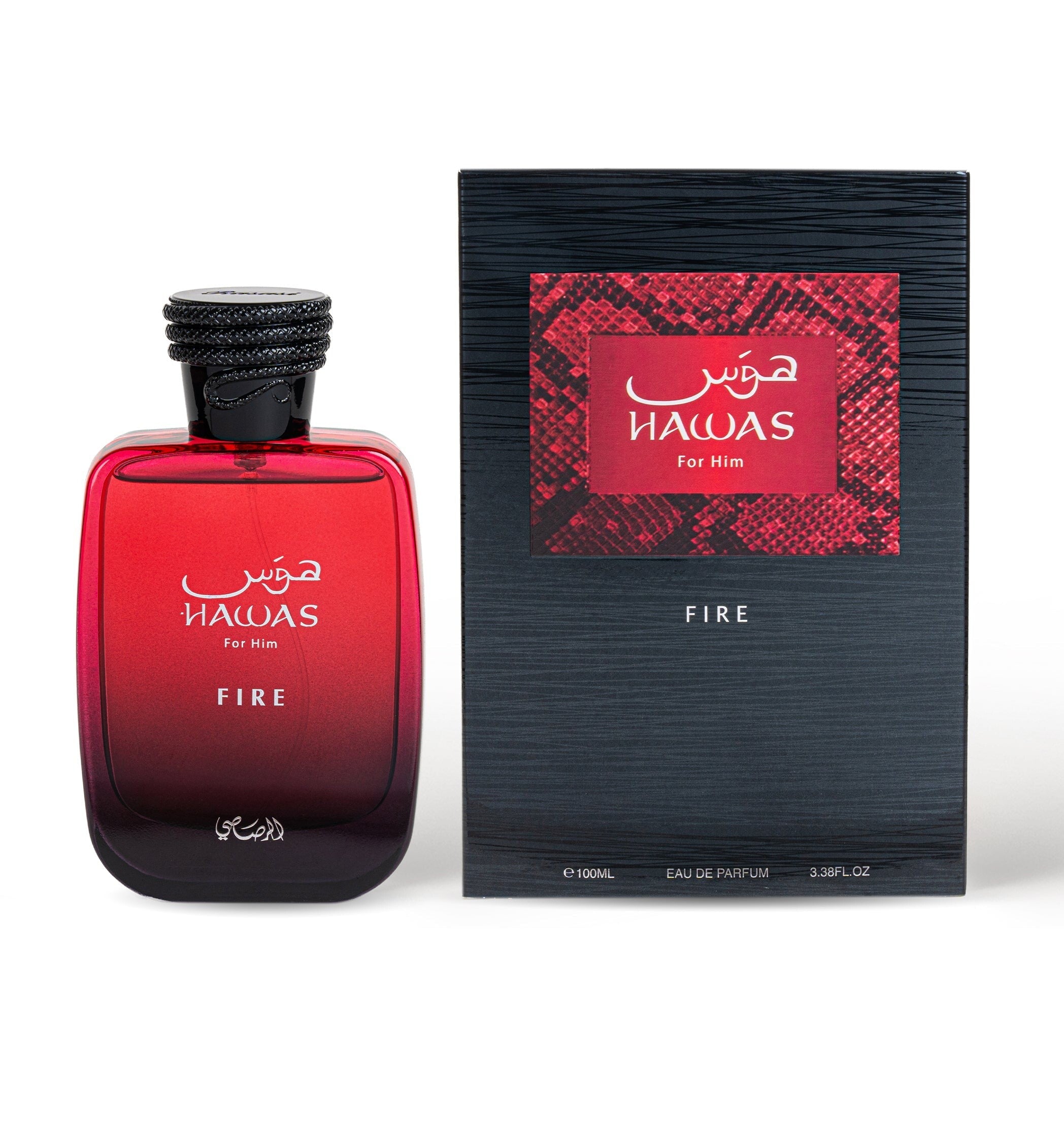 عطر رصاصي حواس فاير للرجال او دو بارفان 100 مل