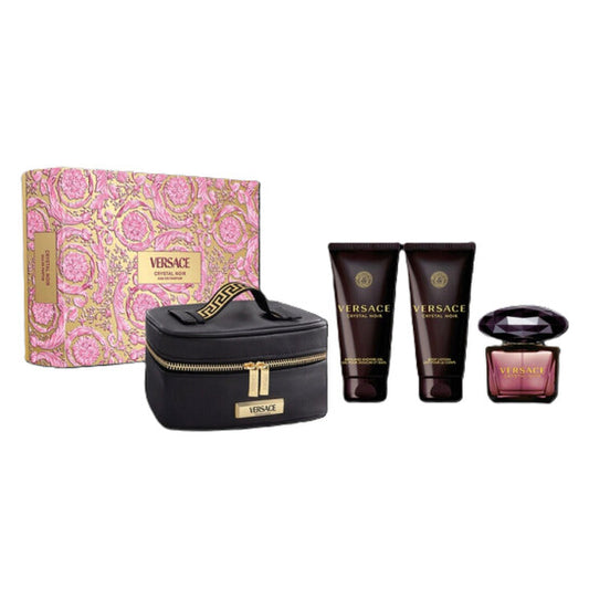 Versace Crystal Noir Eau de Parfum 90Ml 3Pcs Bag Set