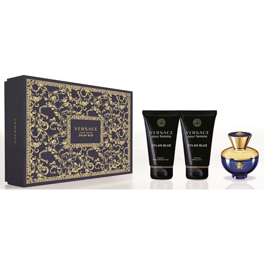 Versace Pour Femme Dylan Blue Edp 50ml 3Pcs Set
